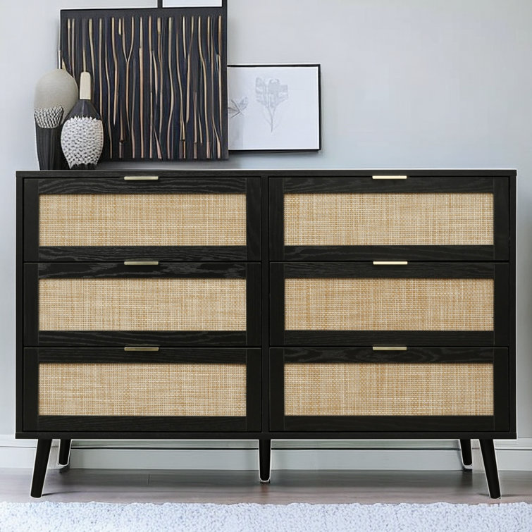 Black deals cane dresser